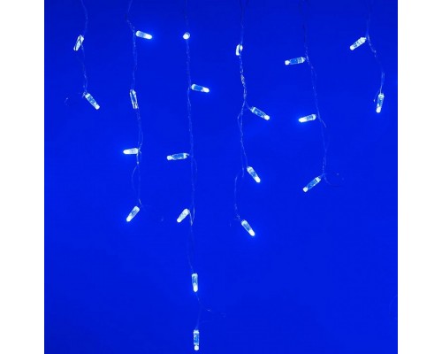 Бахрома световая [2.4x0.6 м] Edge ARD-EDGE-CLASSIC-2400x600-CLEAR-88LED-FLASH BLUE (230V, 6W)