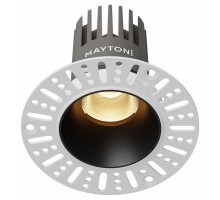 Встраиваемый светильник Maytoni Technical  DL124-10W-2.7K-TRS-B
