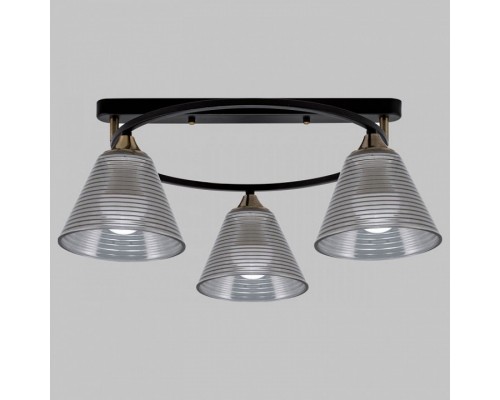 Потолочная люстра Imex MD.5948 MD.5948-3-S-BK+AB Потолочная люстра Imex MD.5948 MD.5948-3-S-BK+AB