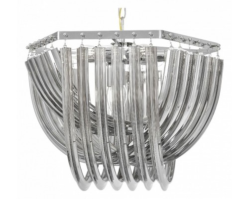 Подвесная люстра LUMINA DECO Boscone LDP 7044-550 CHR+GY Подвесная люстра LUMINA DECO Boscone LDP 7044-550 CHR+GY