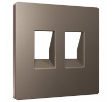 Накладка для розетки RJ-11 или RJ-45 Ambrella Volt ALFA AP6421