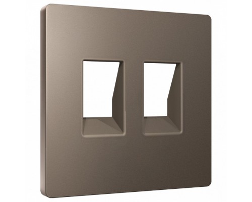 Накладка для розетки RJ-11 или RJ-45 Ambrella Volt ALFA AP6421