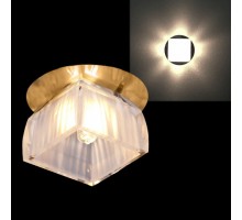 Встраиваемый светильник Sneha  7288/H G9 GD+WT