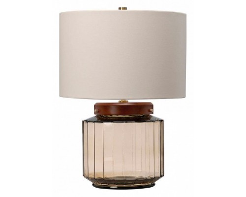 Настольная лампа декоративная Elstead Lighting Luga LUGA-TL-SMOKE Настольная лампа декоративная Elstead Lighting Luga LUGA-TL-SMOKE