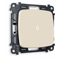 Выключатель одноклавишный с подсветкой без рамки Ambrella Volt Quant MO322015