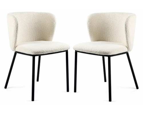 Стул Whirl (комплект 2 шт) бежевый,черный