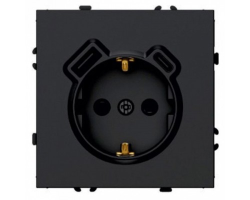 Розетка с заземлением и со шторкой и 2хUSB type A и C, без рамки Stekker Эмили 50218