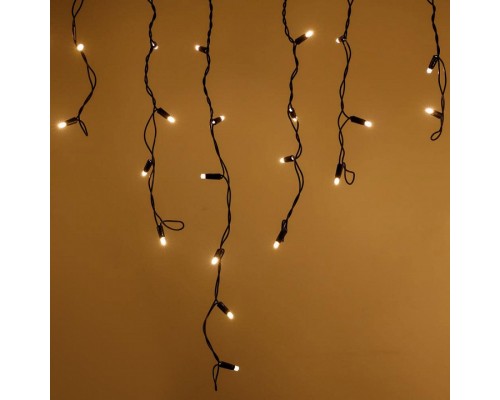 Бахрома световая [2.4x0.6 м] Edge ARD-EDGE-CLASSIC-2400x600-BLACK-88LED-STD WARM (230V, 6W)