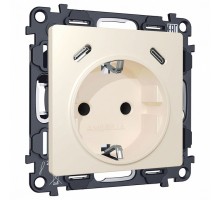 Розетка с заземлением и 2хUSB type C, без рамки Ambrella Volt MA MA330510