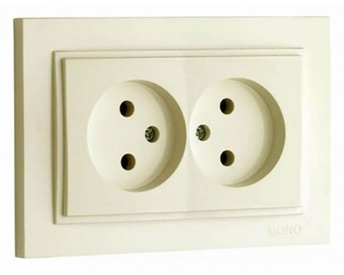 Розетка двойная Mono Electric Despina 102-170005-121 Розетка двойная Mono Electric Despina 102-170005-121