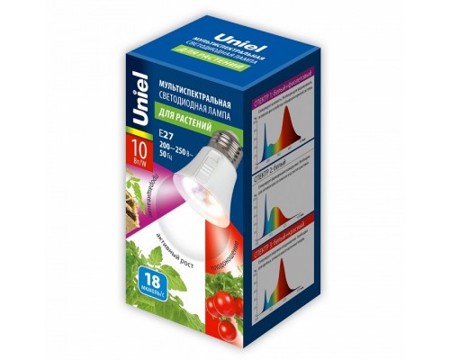 Лампа светодиодная Uniel LED E27 10Вт K UL-00011438 Лампа светодиодная Uniel LED E27 10Вт K UL-00011438
