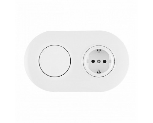 Блок с выключателями одноклавишными влагозащищенными Arte Milano SET08-2 SET08-2-40-1-30-1 white