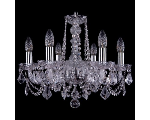 Подвесная люстра Bohemia Ivele Crystal 1402 1402/6/160/Ni/Leafs Подвесная люстра Bohemia Ivele Crystal 1402 1402/6/160/Ni/Leafs