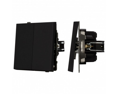 Выключатель проходной двухклавишный без рамки Arlight SWT 054553