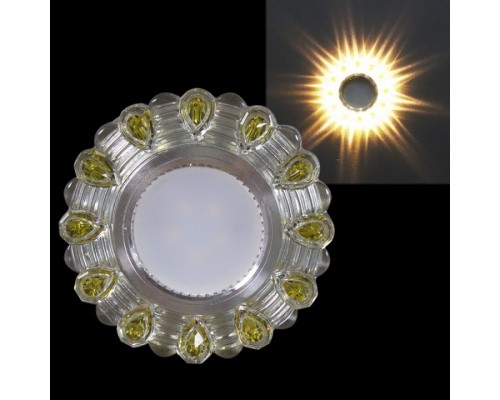 Встраиваемый светильник 14301-9.0-001LD MR16+LED3W WT/YL Встраиваемый светильник 14301-9.0-001LD MR16+LED3W WT/YL