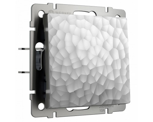 Выключатель одноклавишный без рамки Werkel Hammer W1210006 (серебряный) Выключатель одноклавишный без рамки Werkel Hammer W1210006 (серебряный)