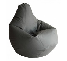 Кресло-мешок Серая ЭкоКожа 2XL 135*95 см