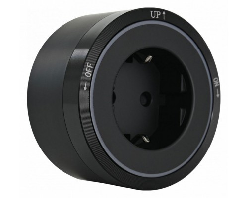 Розетка с заземлением на треке Arte Milano Am-track-sockets 380066TS LED/ES Black Розетка с заземлением на треке Arte Milano Am-track-sockets 380066TS LED/ES Black