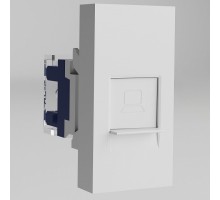 Розетка Ethernet RJ-45 модульная Werkel белый a069369