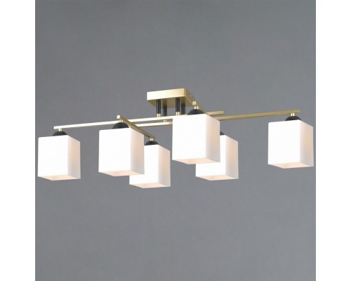 Потолочная люстра ILLUMICO NAPLES IL0617-6CSQ-25 GD NAPLES