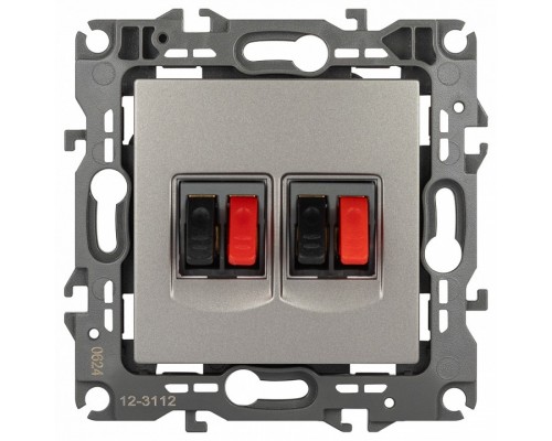 Розетка акустическая без рамки Эра Эра 12 12-3112-16