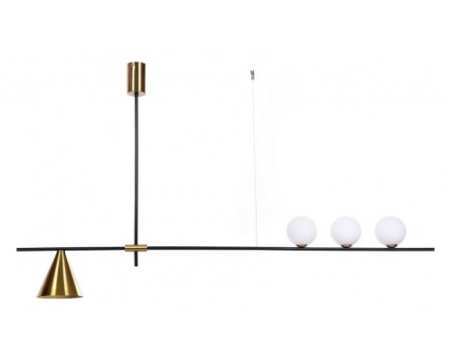 Светильник на штанге LUMINA DECO Renzo LDP 6043-4 BK+MD Светильник на штанге LUMINA DECO Renzo LDP 6043-4 BK+MD