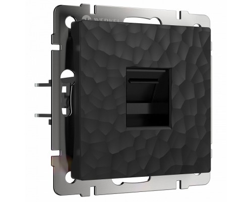 Розетка Ethernet RJ-45 без рамки Werkel Hammer W1281008 (черный) Розетка Ethernet RJ-45 без рамки Werkel Hammer W1281008 (черный)