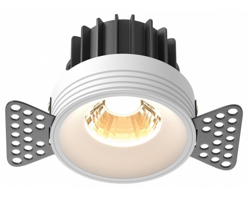 Встраиваемый светильник Maytoni Round DL058-12W2.7K-TRS-W Встраиваемый светильник Maytoni Round DL058-12W2.7K-TRS-W