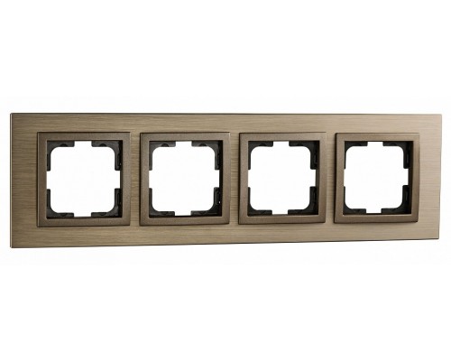 Рамка на 4 поста Mono Electric Style Aluminium 107-810000-163 Рамка на 4 поста Mono Electric Style Aluminium 107-810000-163