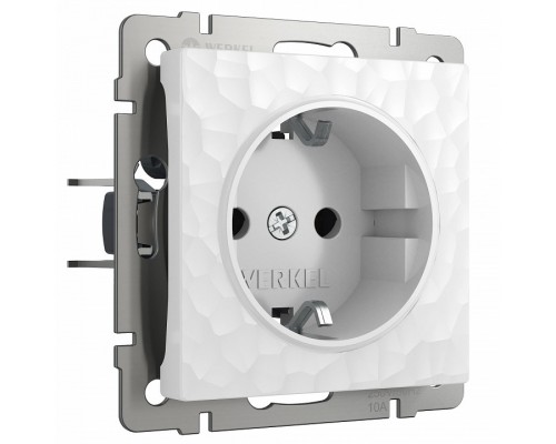 Розетка с заземлением и шторками, без рамки Werkel Hammer W1271101 (белый) Розетка с заземлением и шторками, без рамки Werkel Hammer W1271101 (белый)