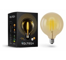 Лампа светодиодная Voltega Globe E27 8Вт 2800K 6838