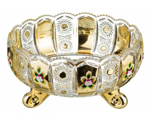 Чаша декоративная (25x13 см) Lefard Gold Glass 195-102 Чаша декоративная (25x13 см) Lefard Gold Glass 195-102