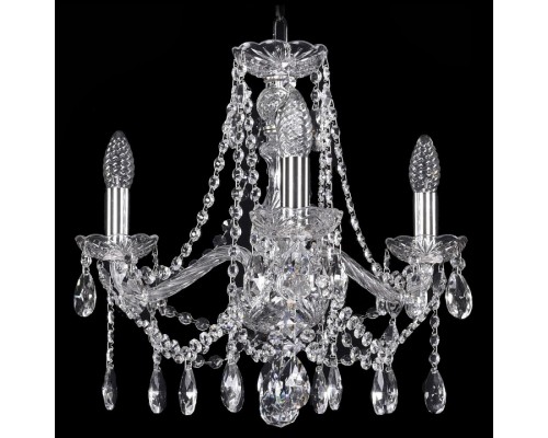 Подвесная люстра Bohemia Ivele Crystal 1413 1413/3/165/Ni Подвесная люстра Bohemia Ivele Crystal 1413 1413/3/165/Ni