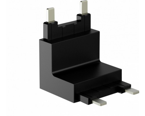 Соединитель угловой L-образный для треков накладных SWG PRO SLIM CN-SLIM-BL-TL